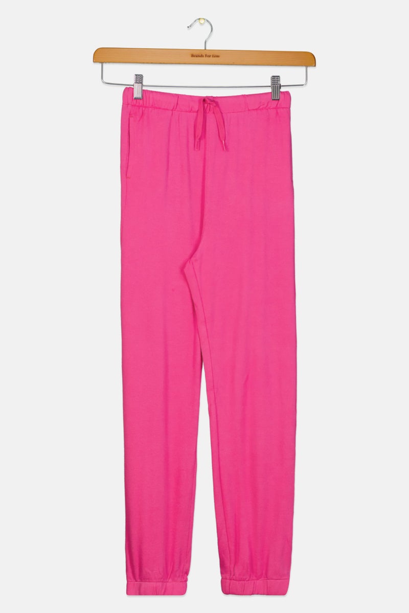 GAP Kids Girl Plain Jogger Pants, Pink  - Image 1