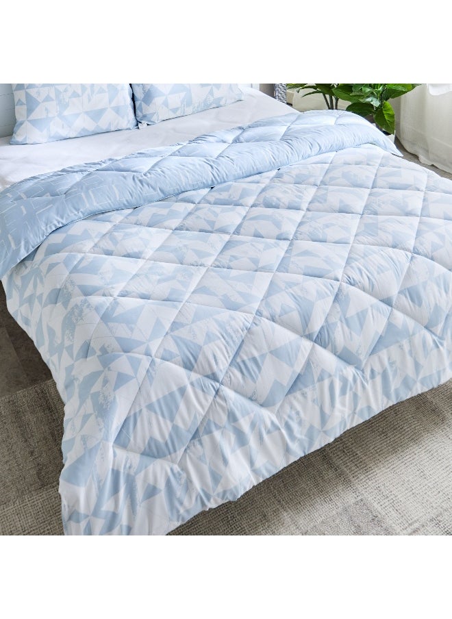 Home Box Madrid Rift 3-Piece Microfiber Reversible King Comforter Set - 220x240 cm  - Image 5