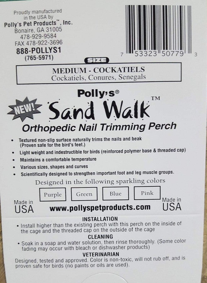 Polly's Sand Walk Orthopedic Bird Perch, Medium - Image 4