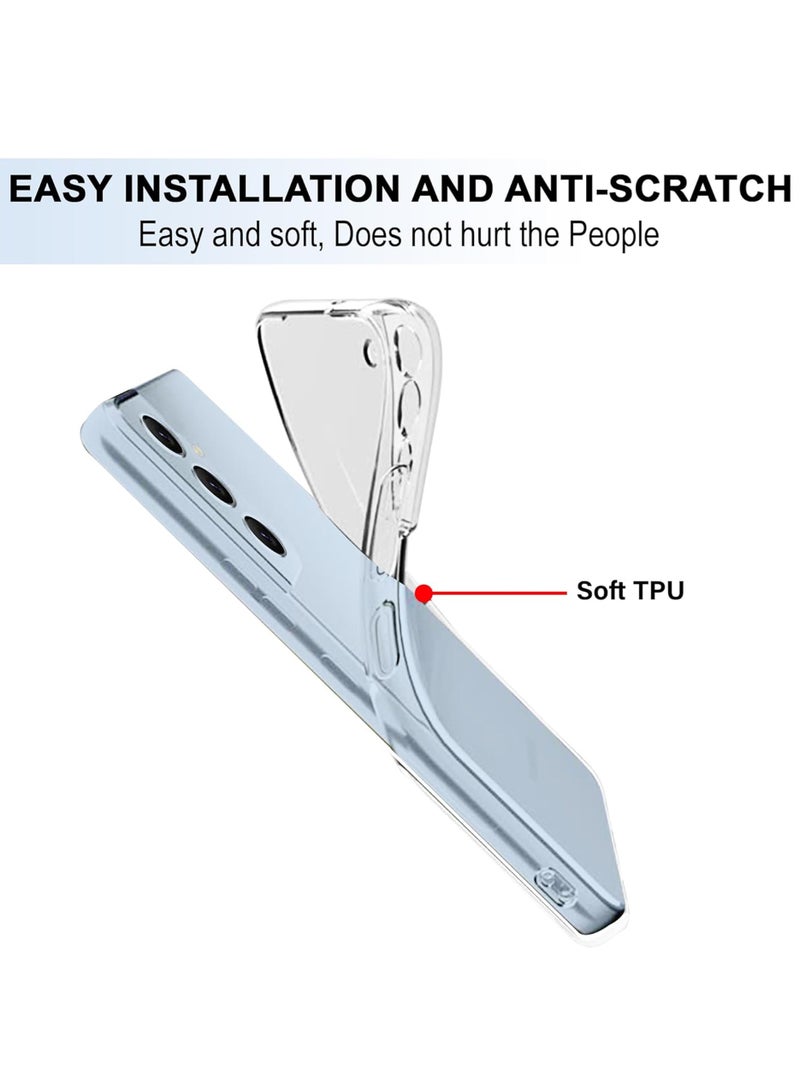 غطاء حماية مقاوم للصدمات لهاتف سامسونج جالاكسي A36 5G - شفاف للغاية، متين، وفتحات دقيقة - حماية من الخدوش والغبار والبقع - غطاء خلفي شفاف من السيليكون لهاتف سامسونج جالاكسي A36 - Image 3