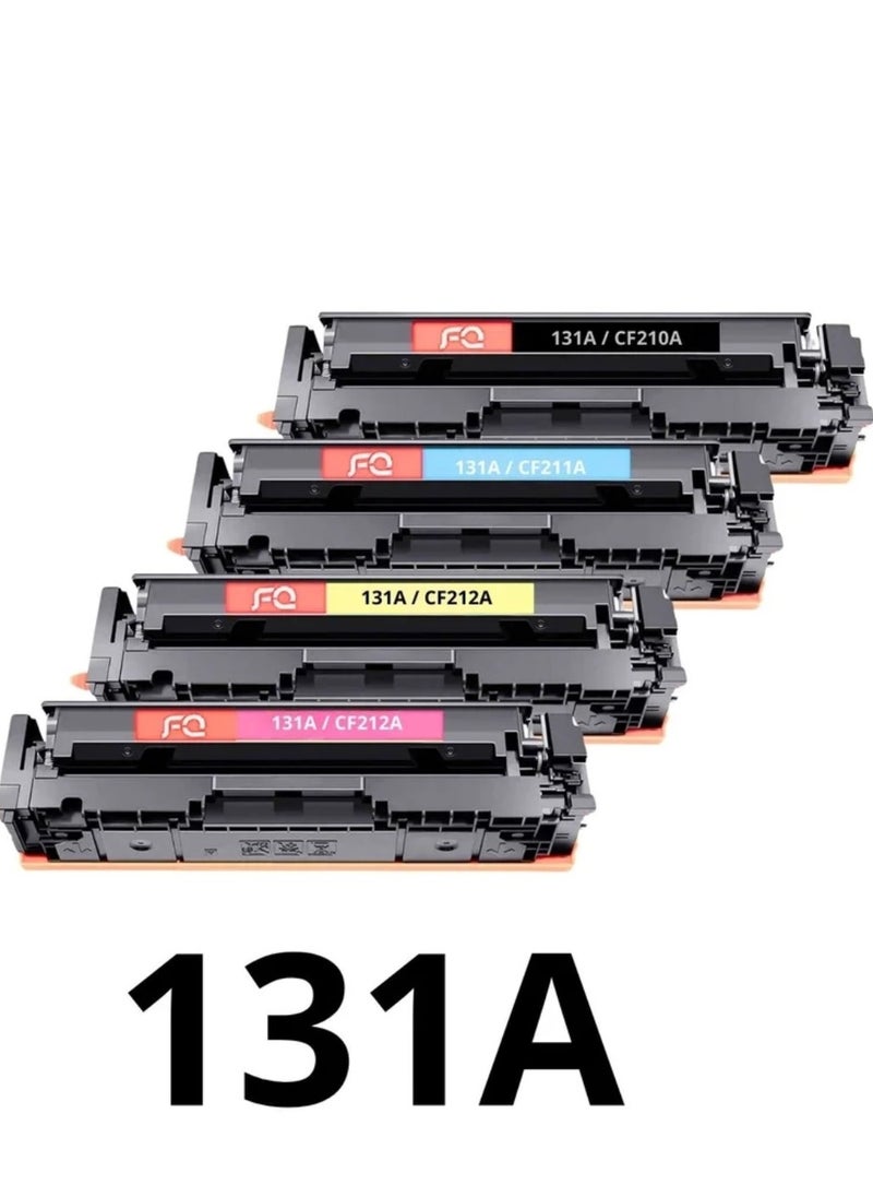 FQ Compatible With Toner Cartridge Full Set of HP 125A/128A/131A And Canon 716/731 Replacement For Hp LaserJet CM1312 CM1312nfi CP1215 CP1515n CP1518ni CF210 CF211 CF212 CF213 Pro 200 M251nw M276nw M276n,CE320 CE321 CE322 CE323 Pro CM1415fn Works With Canon LBP 7110cw LBP 7100cn Canon LBP 5050 8030 8050  - Image 1