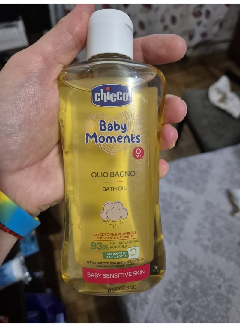 Chicco Baby Moments Bath Oil 200ml - Image 3
