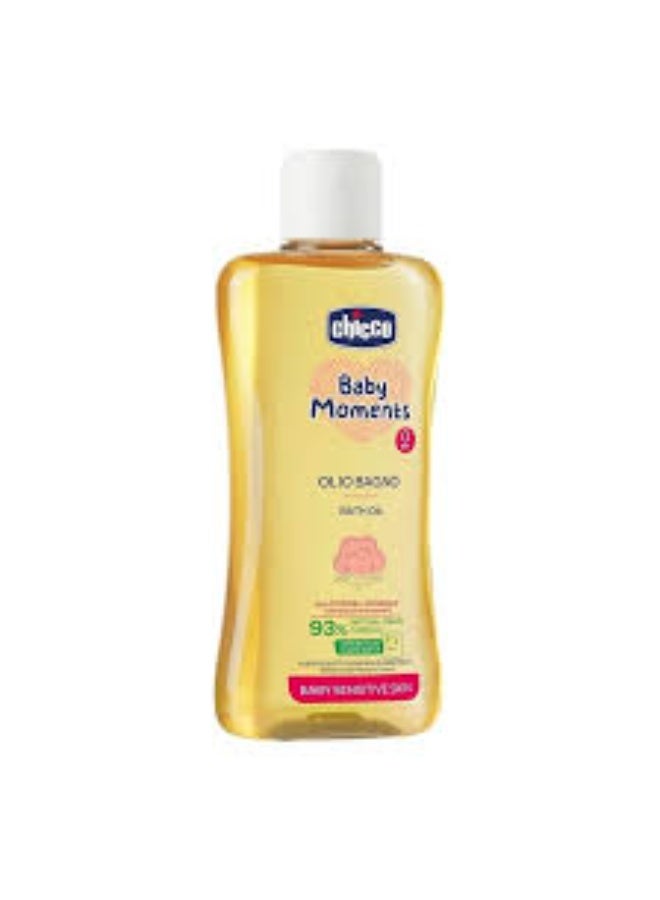 Chicco Baby Moments Bath Oil 200ml - Image 2