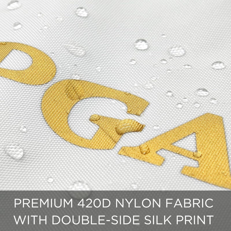 COGOLFING Golf Flag Mini, 8x6 Inch, Dual-Layer Silk-Printed, Fade-Resistant 420D Nylon, Tube Insert, Ideal for Backyard Practice Putting Green - Image 2
