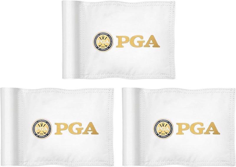 COGOLFING Golf Flag Mini, 8x6 Inch, Dual-Layer Silk-Printed, Fade-Resistant 420D Nylon, Tube Insert, Ideal for Backyard Practice Putting Green - Image 1