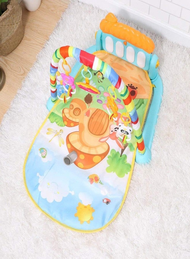 Ngel Baby Activity Gym Piano for Kids Rug Educational Puzzle Carpet with Piano Keyboard and Cute Animal Play Mat Crawling Play Mat Toys/Baby Gym and Fitness Rack with Plastic Piano - Image 3