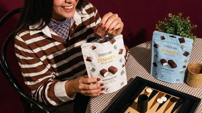 Choco Zen Zennies Melt in Fluffiness Milk Chocolate Marshmallows (60g) |Soft & Fluffy Marshmallows Covered in Premium Belgian 🇧🇪 | No Artificial Flavor or Color| Irresistible Crunchy & Creamy Snack - Image 4
