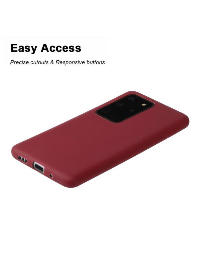 Zaboon Case For Galaxy S20 Ultra Solid Color Frosted TPU Phone Case - Image 3