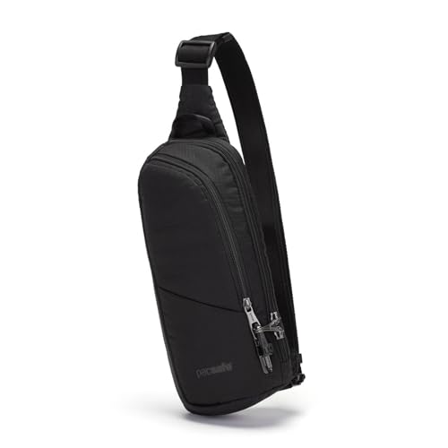 Pacsafe Vibe 150 2.5 Liter Anti Theft Sling Pack, Black - Image 2