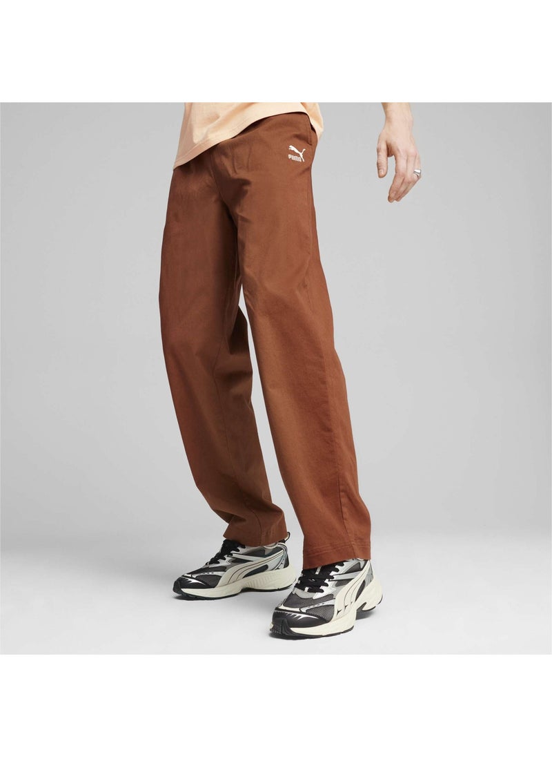 PUMA - Men's Teak Better Classics Woven Pants Brown Men's Sweatpants - Image 1