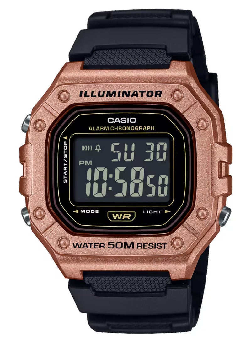 CASIO Sporty Digital Men's Watch - W-218HM-5BVDF - Image 1