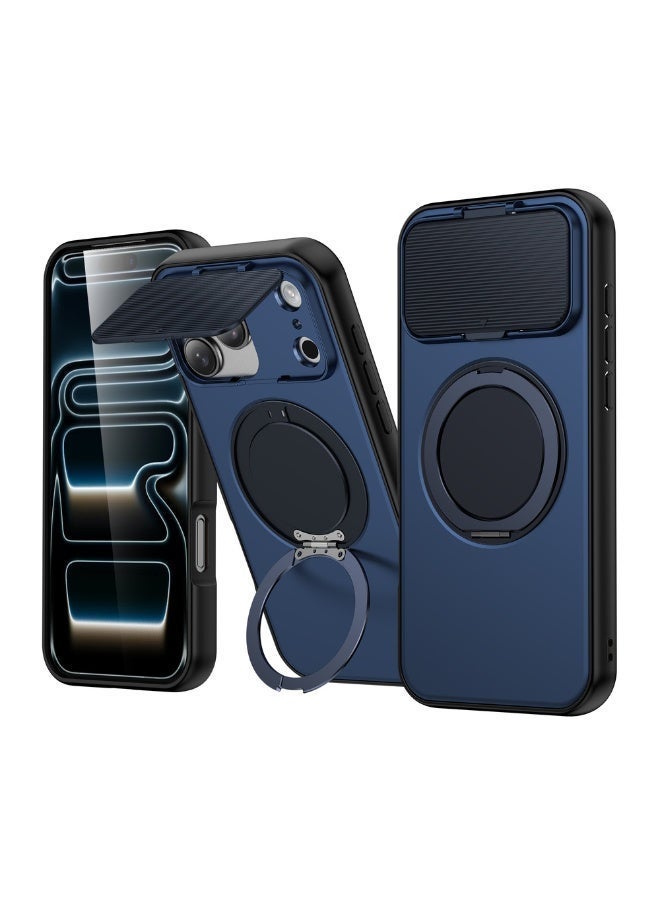 iPhone 17 Pro Max Full Coverage Case Robust phone protection, full camera coverage, protects the camera from dust, scratches, and drops, with a strong 360-degree rotating magnetic adhesive for secure attachment. - Image 1