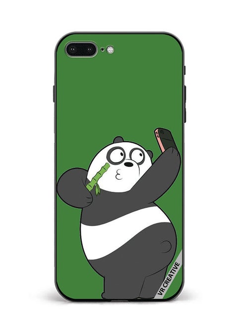 Protective Case Cover For Apple iPhone 7 Plus/8 Plus Panda With Phone Design Multicolour