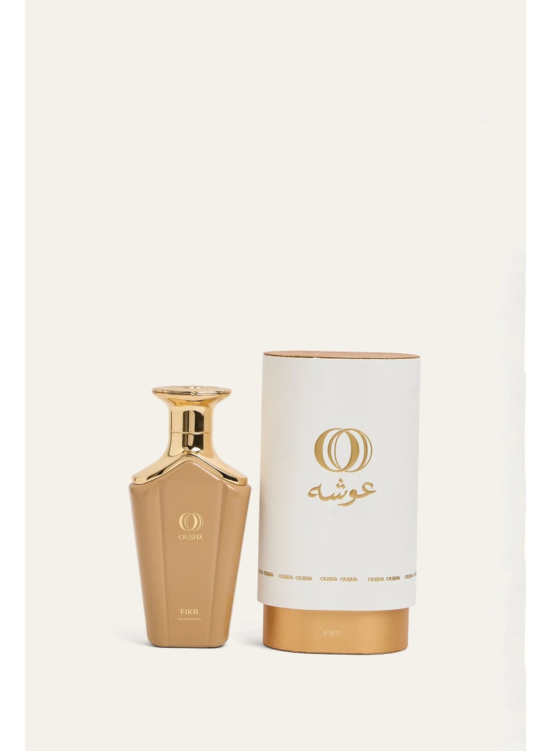 Ousha Fikr Eau de Parfum 75ml – Rich Fragrance with Tobacco Leaf, Black Pepper, Tonka Bean, Vanilla, Cacao & Hazelnut - Image 1