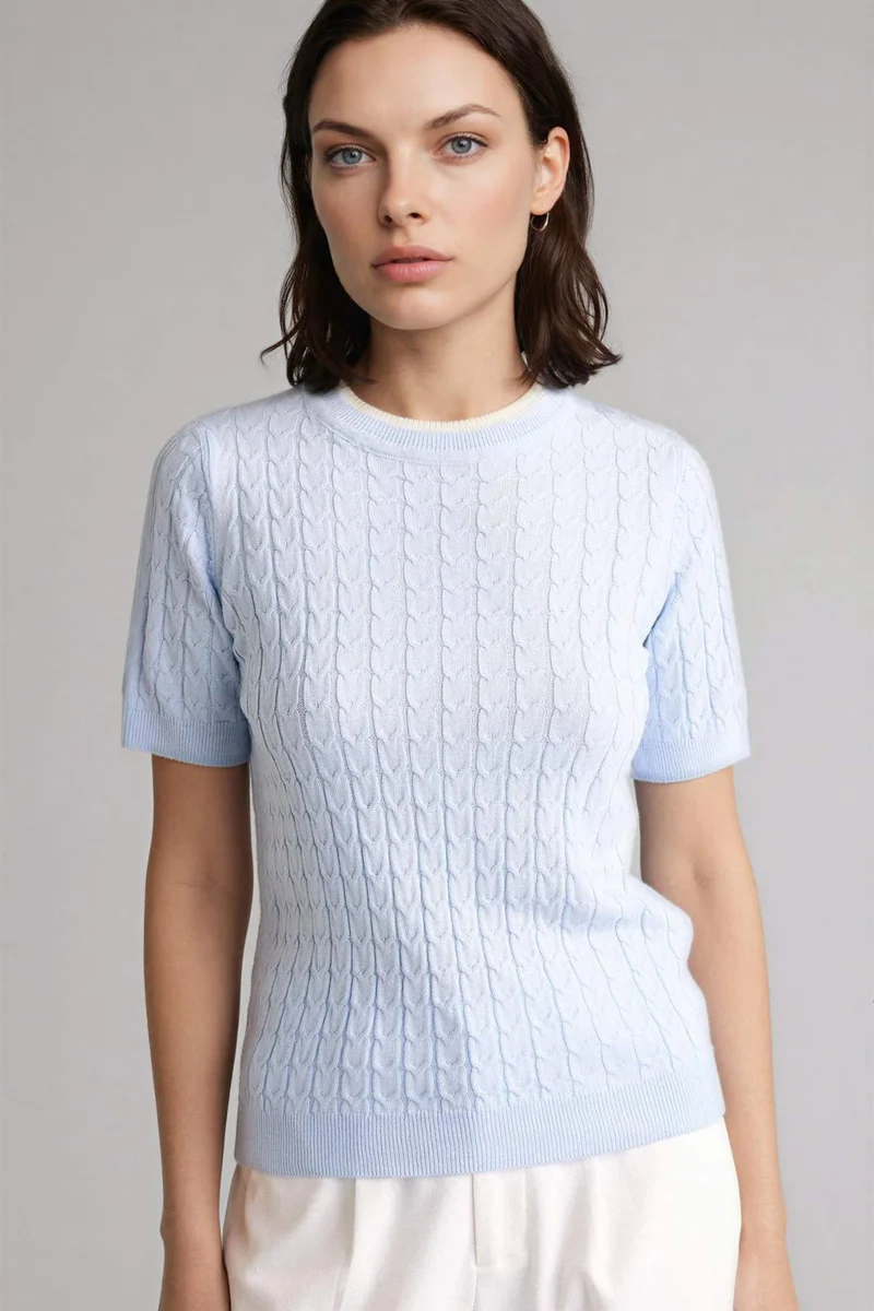 ديفاكتو Regular Fit Crew Neck Pullover