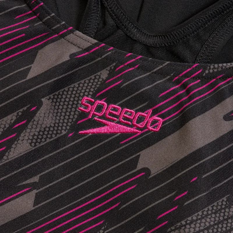 speedo Womens HyperBoom Placement One-Piece Swimsuit