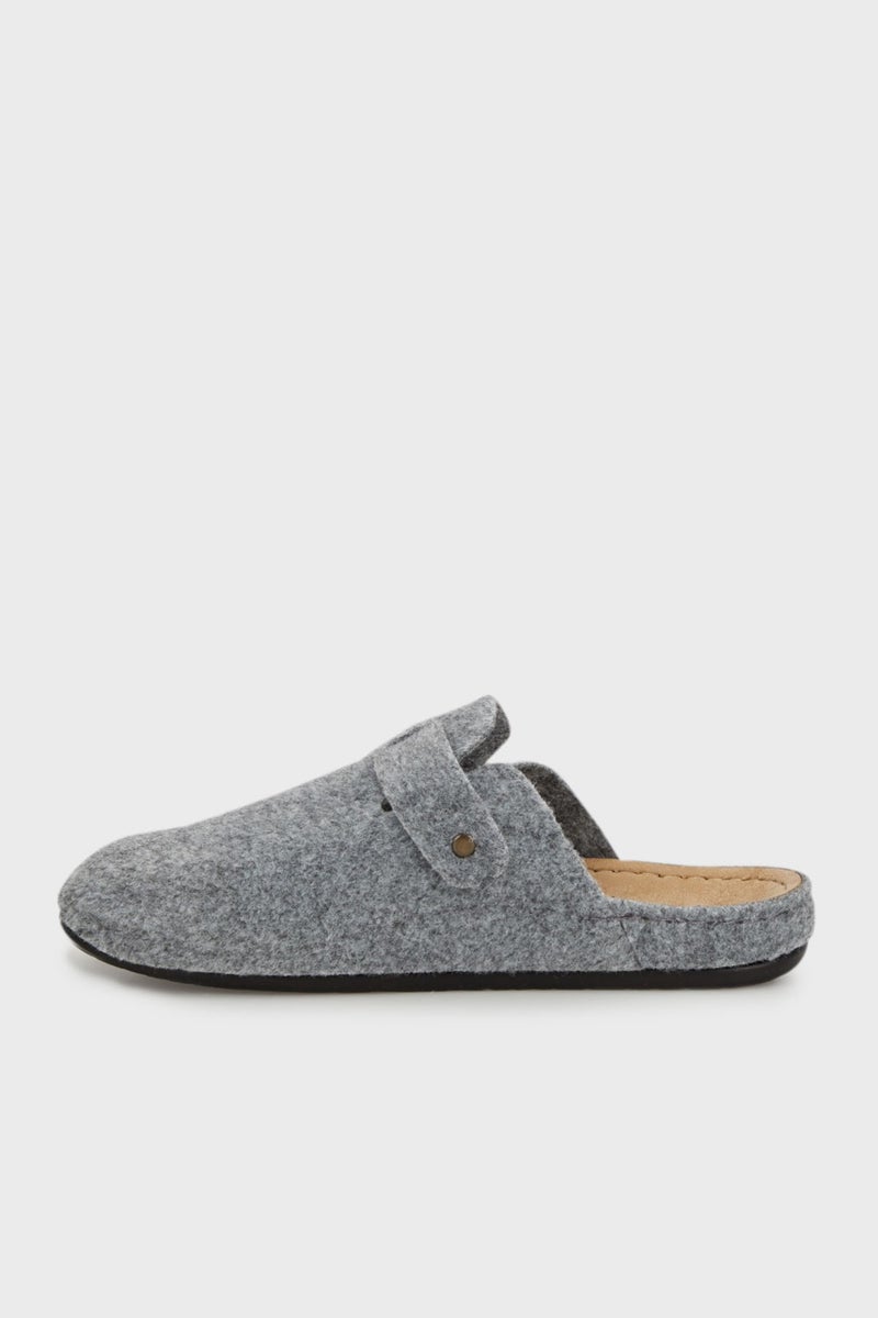 Buratti Belted Felt Winter Home Slippers Men's Slippers 6711003  - Image 2
