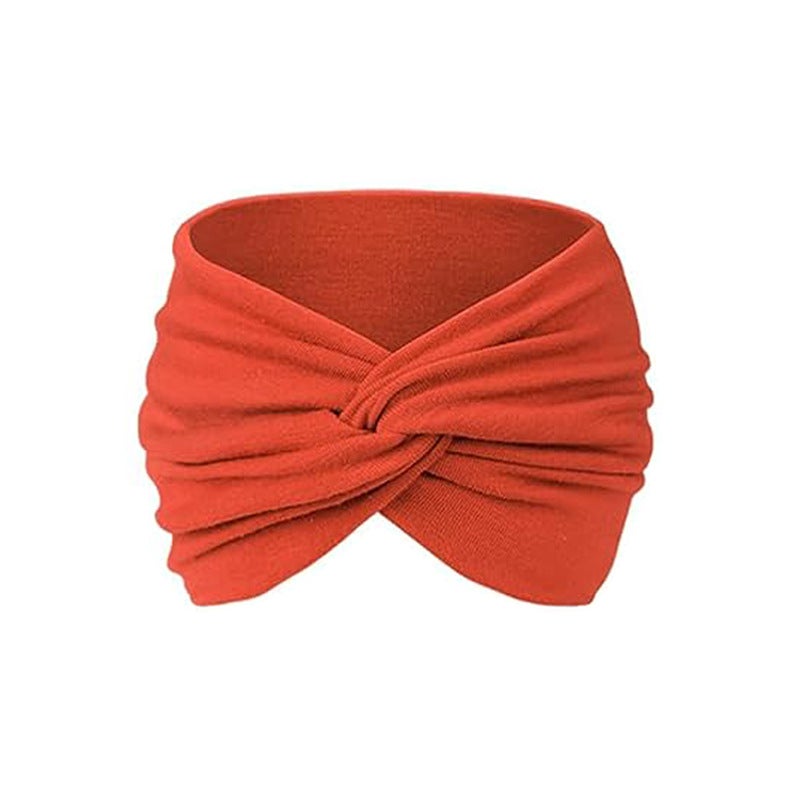 Generic Bohemian Elastic Sports Headband for Women 14# orange 