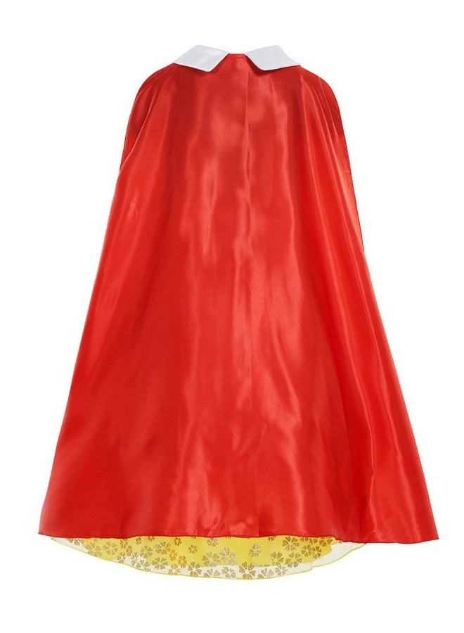 هالامودو فستان زي الأميرة الثلج للبنات فساتين حفلات عيد الميلاد ملابس كوسبلاي هالوين للأطفال مع إكسسوارات لعب الأدوار والمسابقات والأحداث ذات المواضيع - Image 4