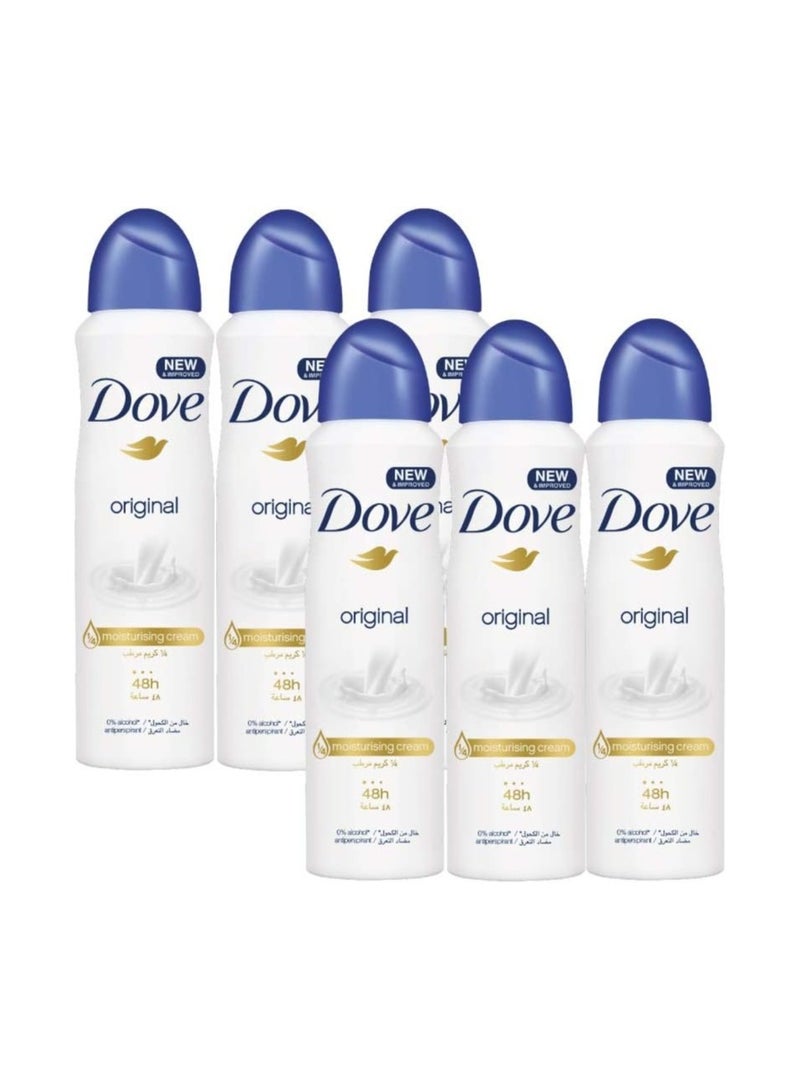 مزيل العرق دوف الأصلي، 150 مل (4+2)