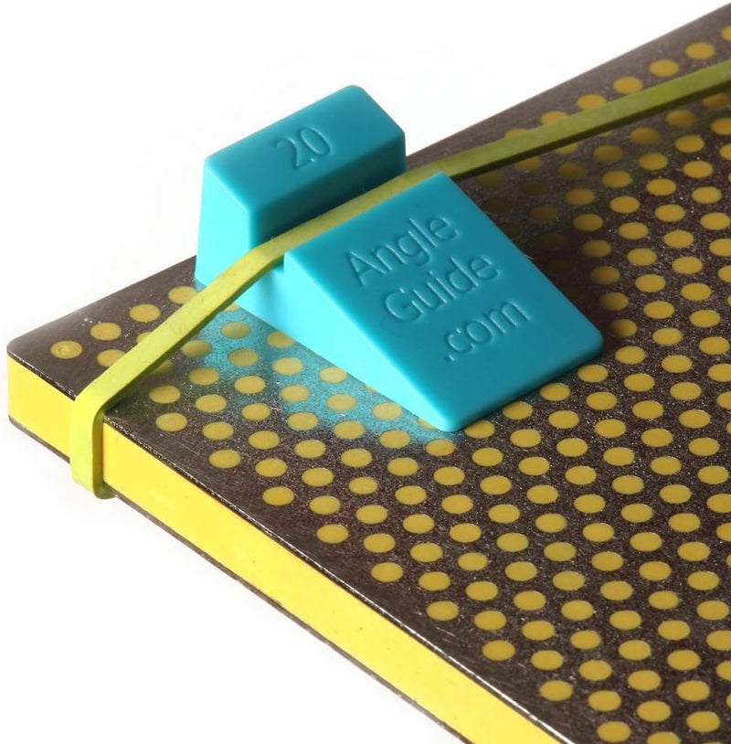 Wedgek AGM Angle Wedges for Sharpening Knives 10 to 20 degrees, Blue - Image 3