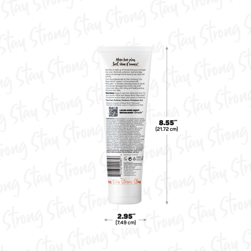 Marc Anthony Repairing Shampoo, Repair Bond +Rescuplex - Repairs, Strengthens & Maintains Bonds within Hair - Eliminates Frizz, Flyaways & Reduce Breakage - Dry & Damaged, Professional Treatment - Image 5