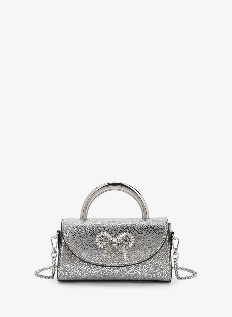 سيليست Diamante Embellished Crossbody Bag With Button Closure Ramadan Collections