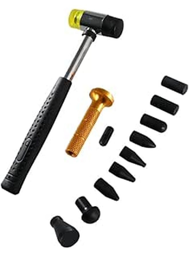 مطرقة مطاطية من الفولاذ المقاوم للصدأ، مجموعة أدوات إصلاح هيكل السيارة لإزالة الخدوش بدون طلاء - Image 1