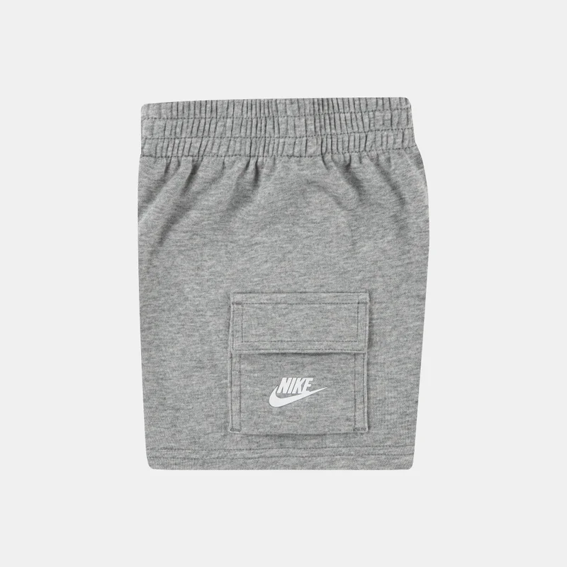 Nike Grey Kids' Sportswear Pocket T-Shirt and Shorts Set  | Best Price UAE