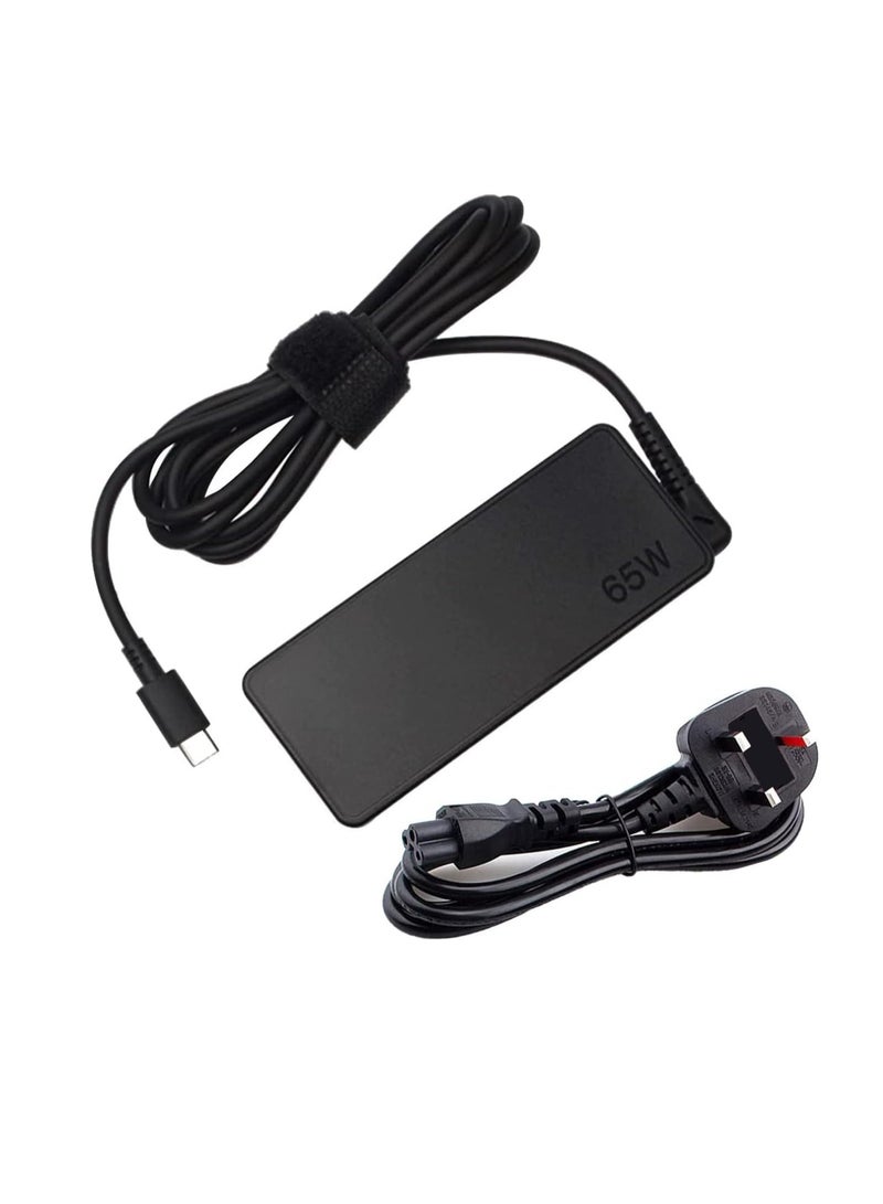 Terabyte 65W 45W USB C Charger for Lenovo ThinkPad Yoga HP Chromebook Power Supply for Dell Latitude XPS Huawei Laptop PC Type C Charger Adapter for MacBook - Image 2