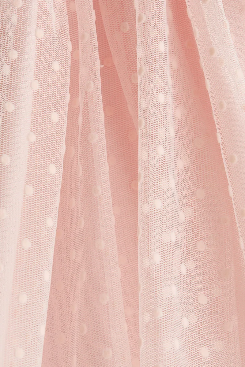 H&M Tulle-skirt jersey dress