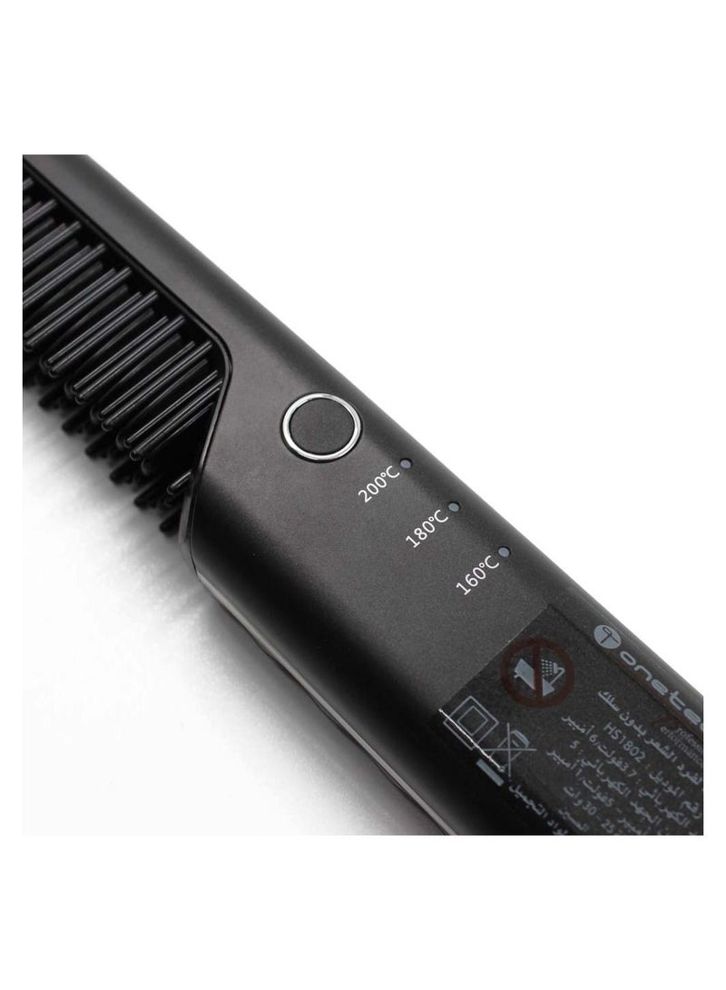 Onetech HS-1802 CORDLESS BRUSH HAIR STRAIGHTENER - Image 5