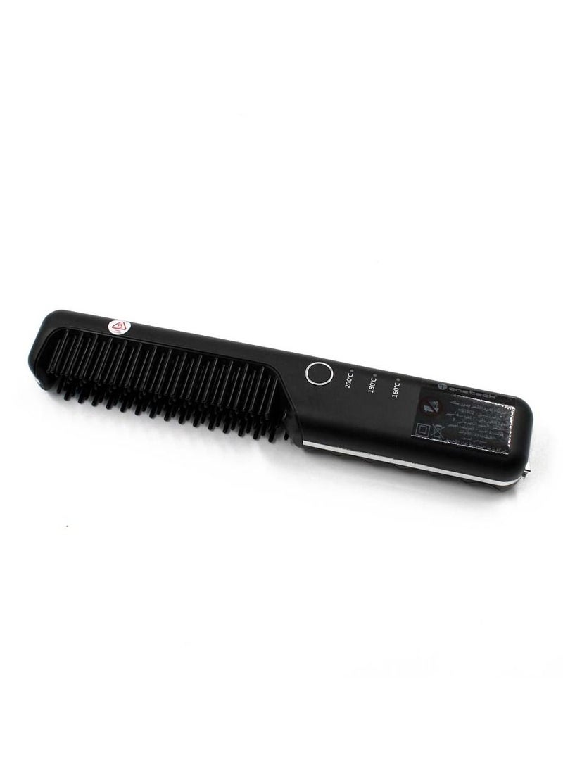Onetech HS-1802 CORDLESS BRUSH HAIR STRAIGHTENER - Image 3