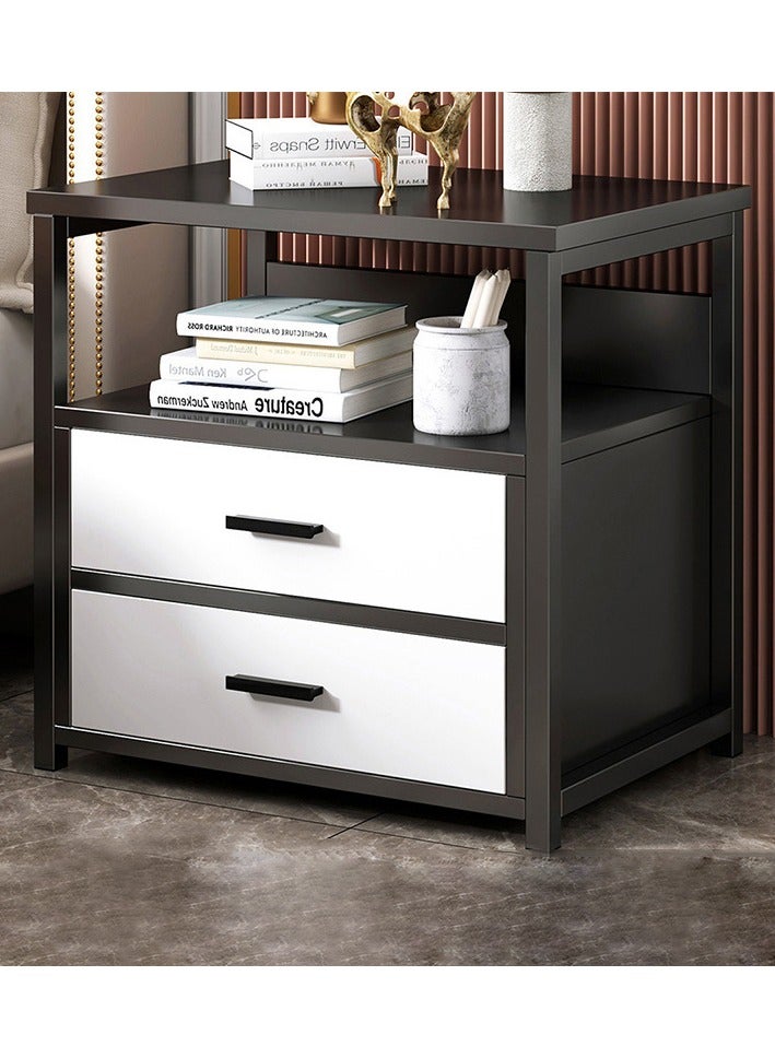  CityRiya-Long طاولة بجانب السرير، طاولة بجانب السرير، خزانة ملابس 43*34*50 سم لغرفة النوم، طاولة بجانب السرير مع أدراج، طاولة جانبية حديثة لأثاث بجانب السرير، منظم خزانة، طاولة بجانب السرير لغرفة المعيشة، المكتب - Image 2