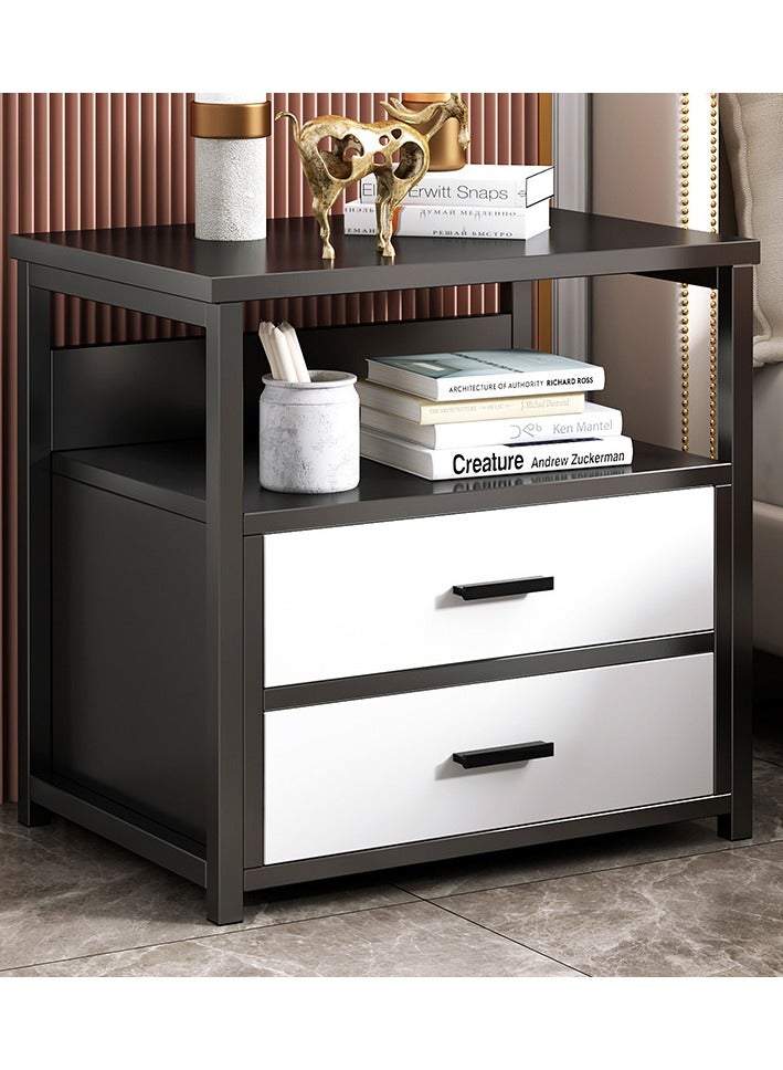  CityRiya-Long طاولة بجانب السرير، طاولة بجانب السرير، خزانة ملابس 43*34*50 سم لغرفة النوم، طاولة بجانب السرير مع أدراج، طاولة جانبية حديثة لأثاث بجانب السرير، منظم خزانة، طاولة بجانب السرير لغرفة المعيشة، المكتب - Image 4