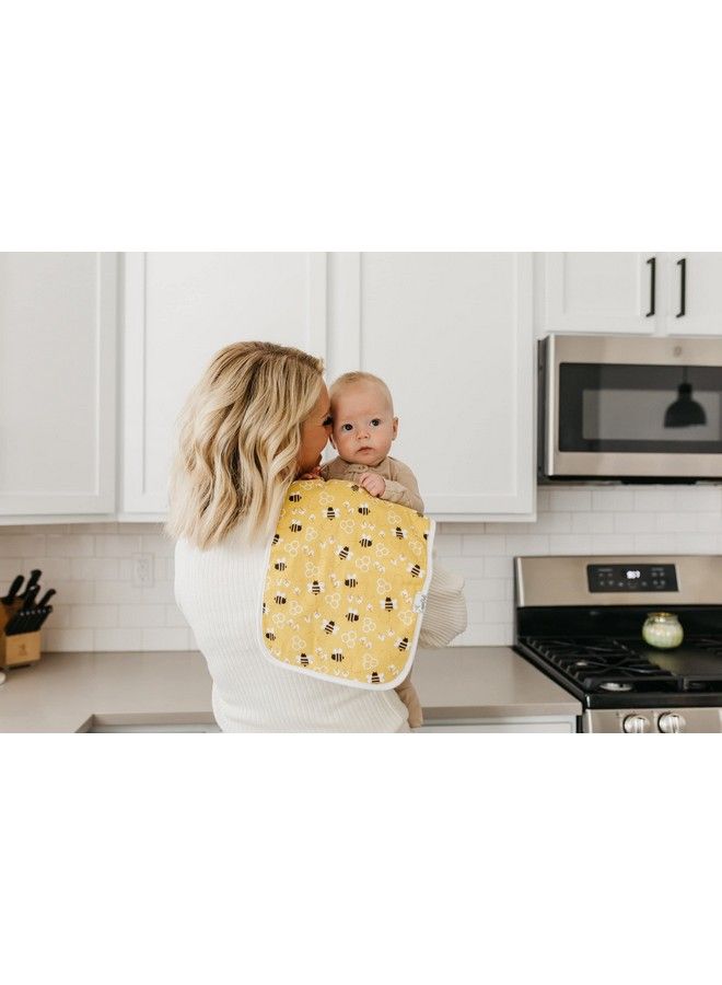 Copper Pearl Baby Burp Cloth Large 21''X10'' Size Premium Absorbent Triple Layer 3Pack Gift Set Atwood - Image 5