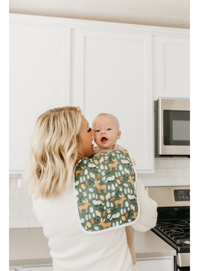 Copper Pearl Baby Burp Cloth Large 21''X10'' Size Premium Absorbent Triple Layer 3Pack Gift Set Atwood - Image 3