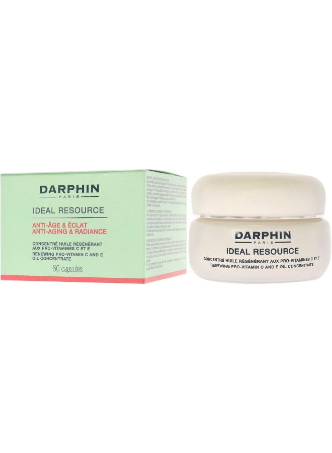 Darphin Ideal Resource Renewing Pro-Vitamin C and E Oil Concentrate, 60 Capsules - Image 4