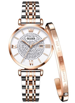 Silver/Rose Gold