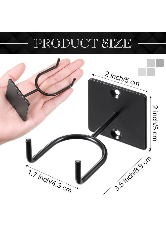 Sratte 6 Pcs Baseball Bat Holder Black Vertical Baseball Bat Wall Mount Display Stand Baseball Bat Wall Mount Storage Baseball Holder Baseball Bat Rack for Man Cave Decor Sport Memorabilia Ball Storage  - Image 1