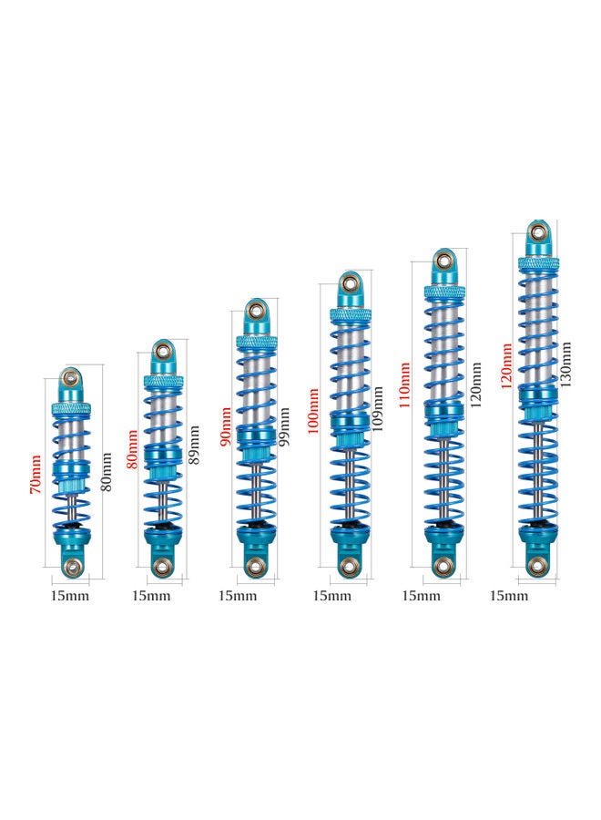 4-Piece 120mm Metal Shock Absorber Damper For RC Car Truck Crawler Compatible With Axial Wraith/RR10 13.5x3.5x4cm - Image 3