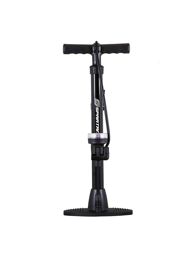 Spartan Spartan Bicycle Pump with Gauge- 120 PSI, Presta & Schrader Valve Compatible  - Image 1