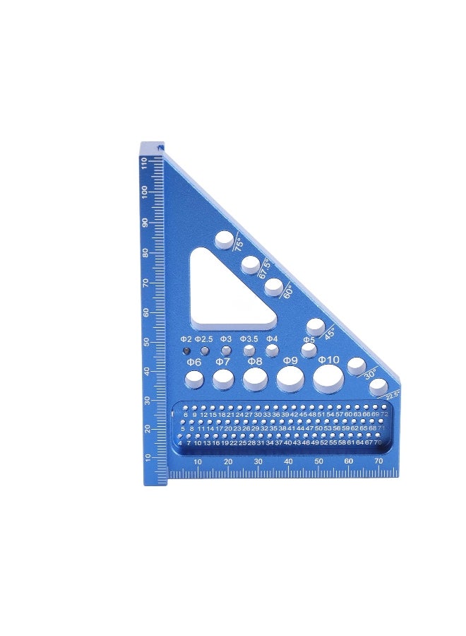 Aluminum Alloy Multi Angle Measuring Ruler Woodworking DIY Miter Triangle-Ruler Utility Scribing 