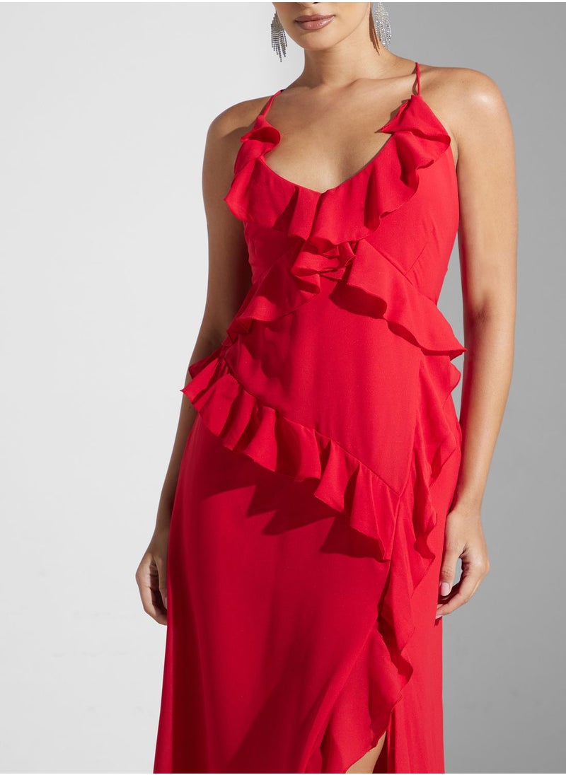 Golden Apple - Ruffle Detail Dress - Image 1
