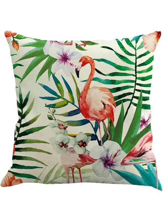 NIBEMINENT Floral Printed Cushion Cover Multicolour 45x45cm