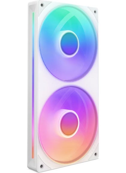 NZXT F240 RGB White 240 mm Fan 2\'li RF-U24HF-W1  - Image 1
