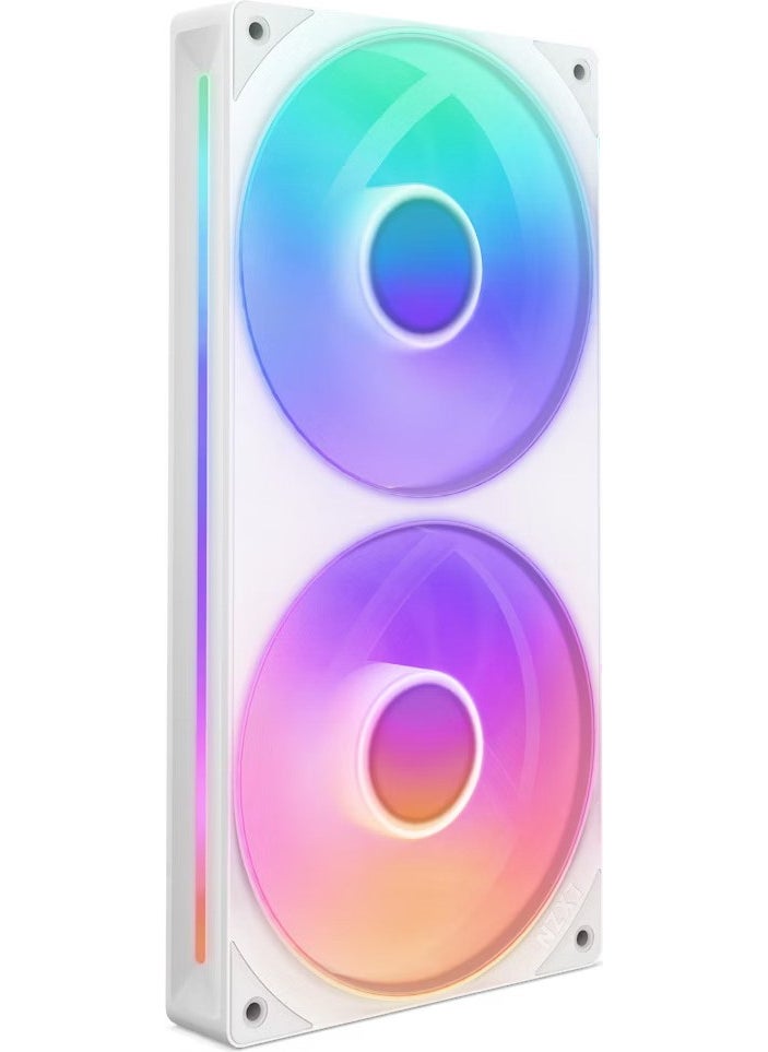NZXT F240 RGB White 240 mm Fan 2\'li RF-U24HF-W1  - Image 1