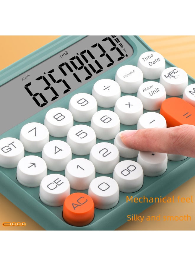 Flexible Keyboard College Student Calculator Office With 12 Mechanical Voice High Color Value Business Use - Image 2