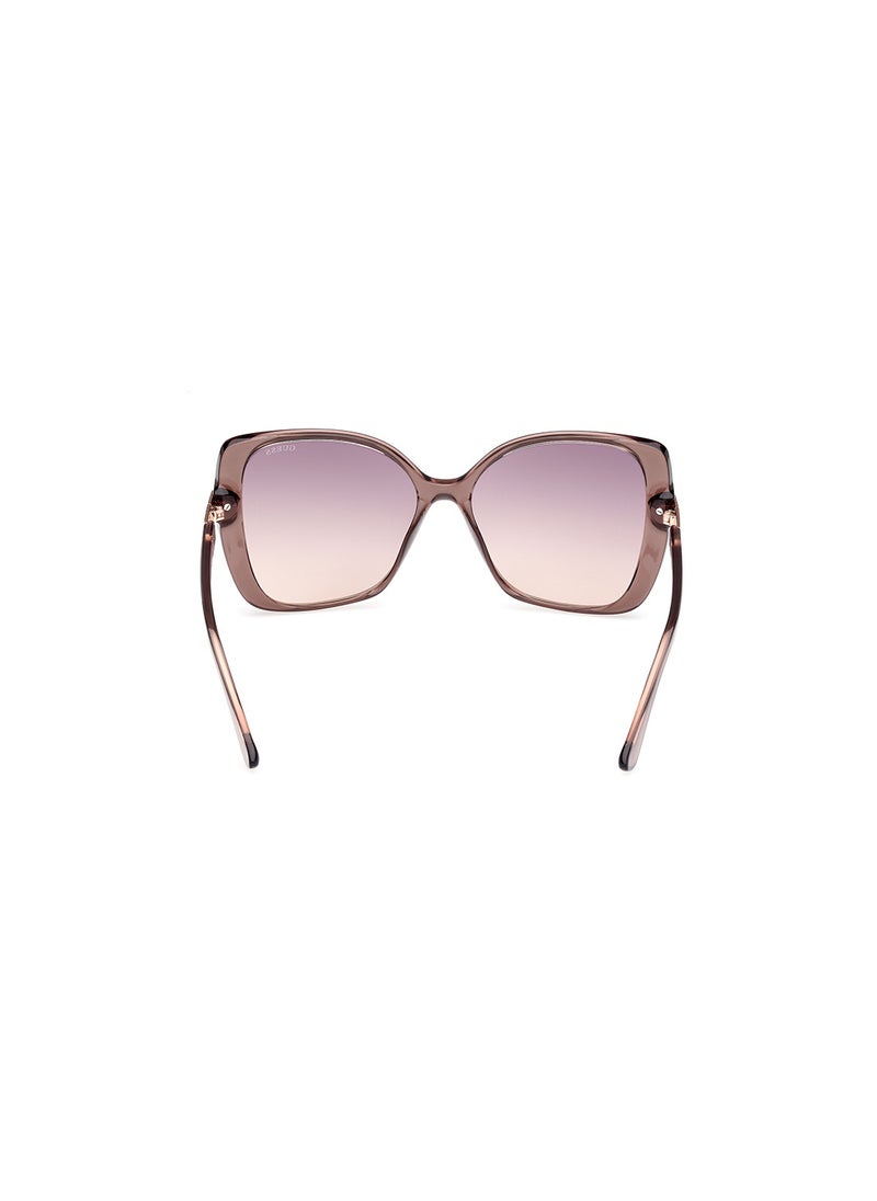 GUESS Women's UV Protection Butterfly Sunglasses - GU782059Z56 - Lens Size: 56 Mm  - Image 5