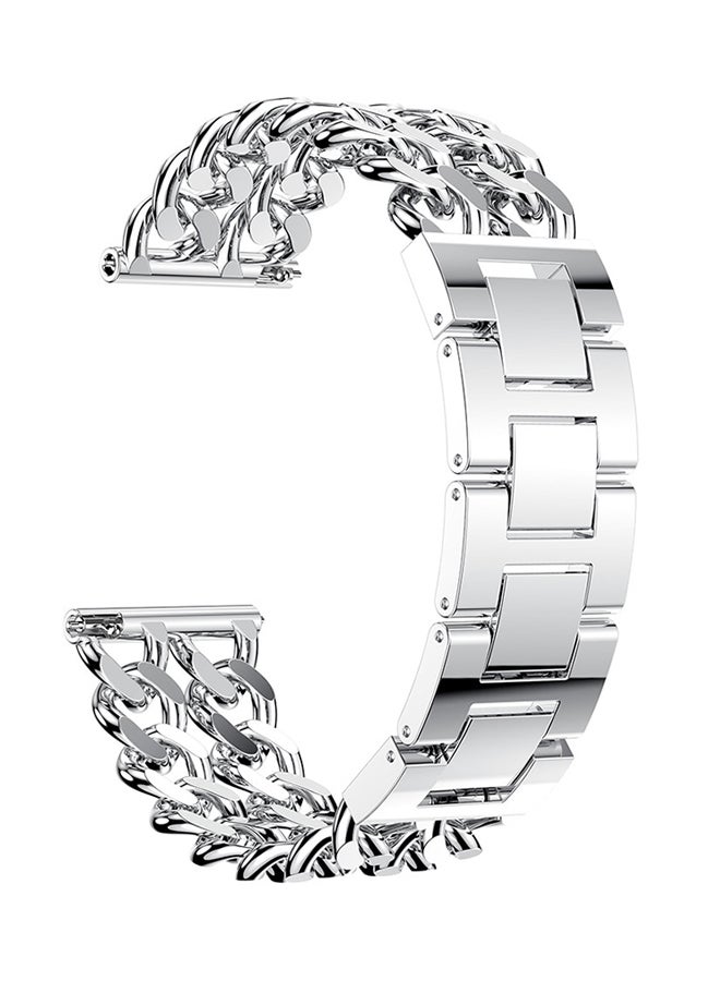 Voberry Replacement Strap For Samsung Galaxy Watch Silver - Image 1